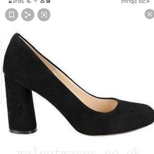 Isola 8.5 suede leather heels Pumps 3.5 in black